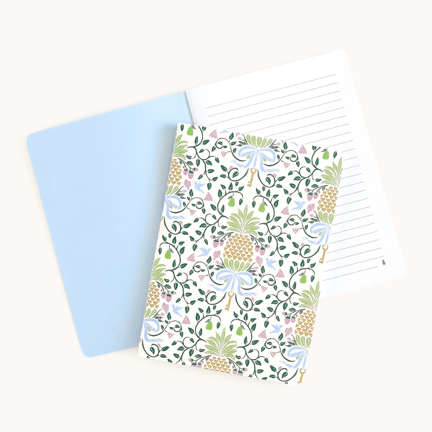 Mini Notebook- Pineapple Charm