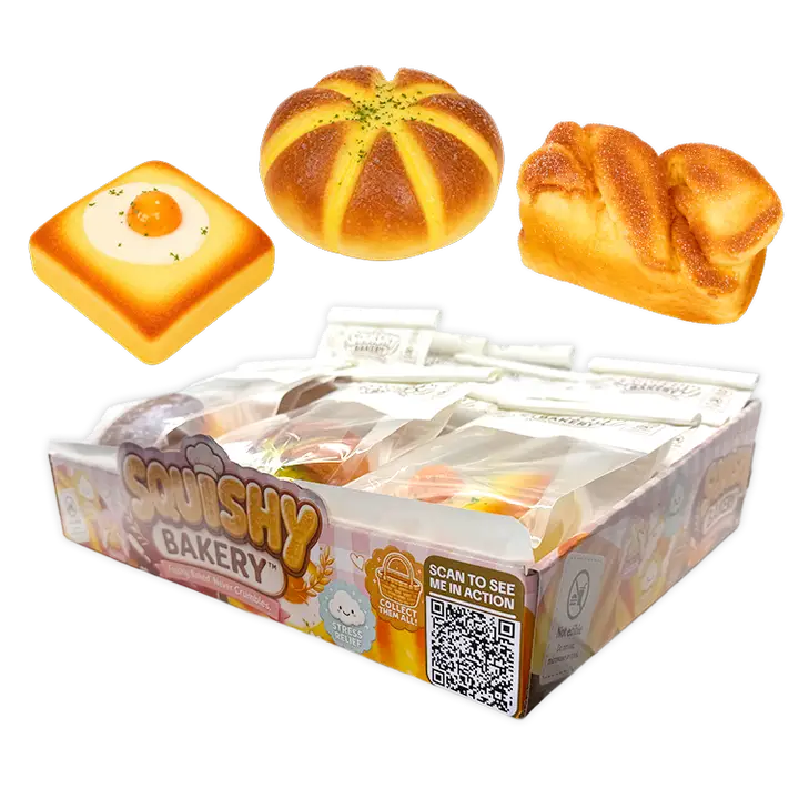 Fun Doh Bakery Slow Rise Squishy Bread Variety Pack