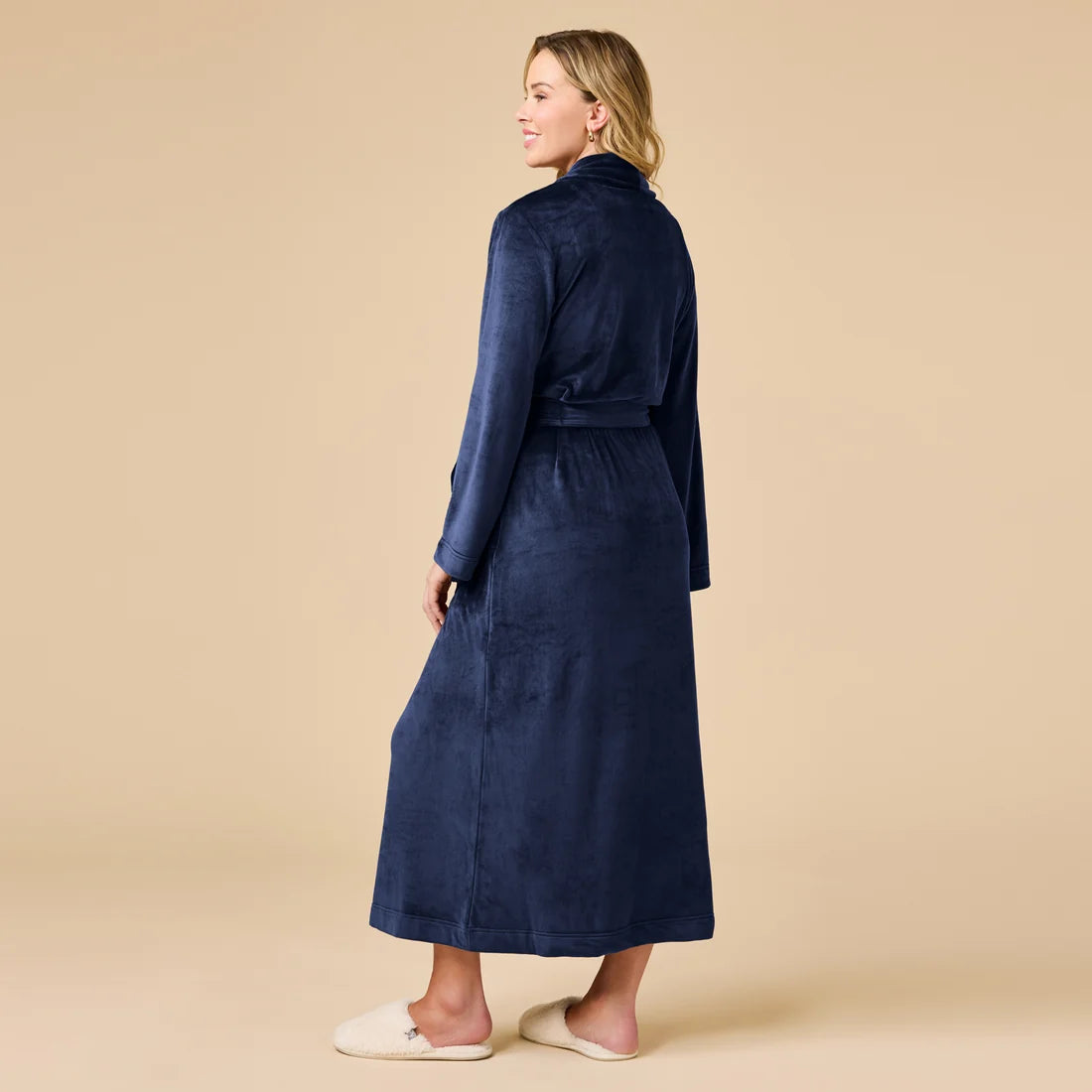 Serenity Wrap Robe- Navy