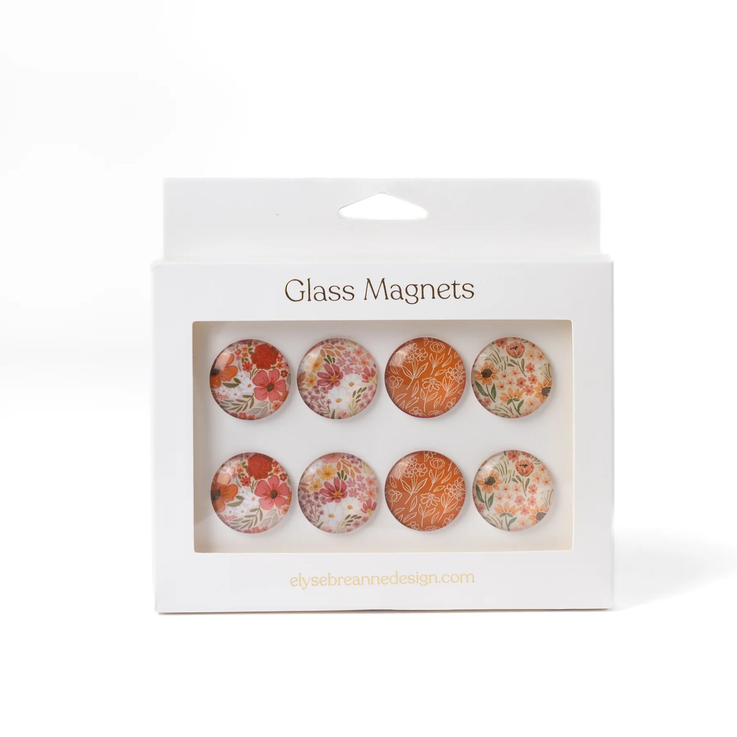 Spring & Fall Tones Glass Magnets