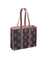 Harvest Block Print Tote Navy