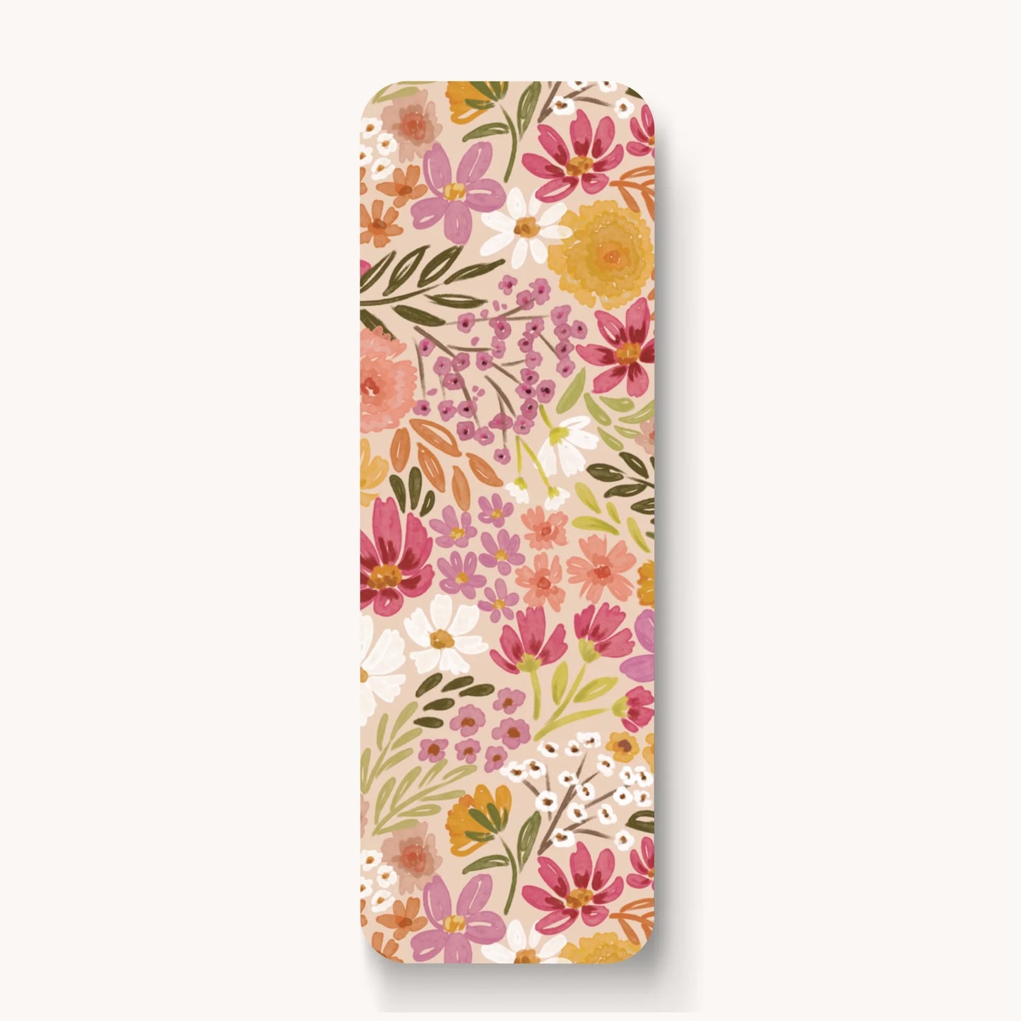 Oranges, Strawberry, Primrose Petals Bookmark