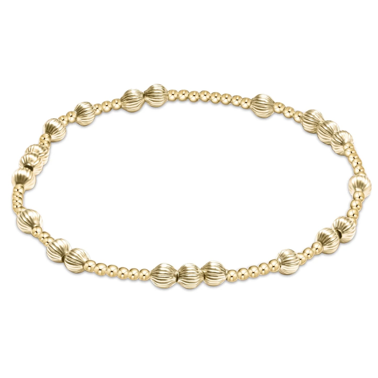 Hope Unwritten Dignity 5mm Bead Bracelet - Gold
