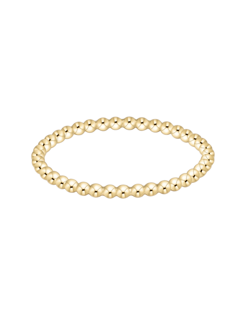 Classic Gold 1.5mm Bead Ring