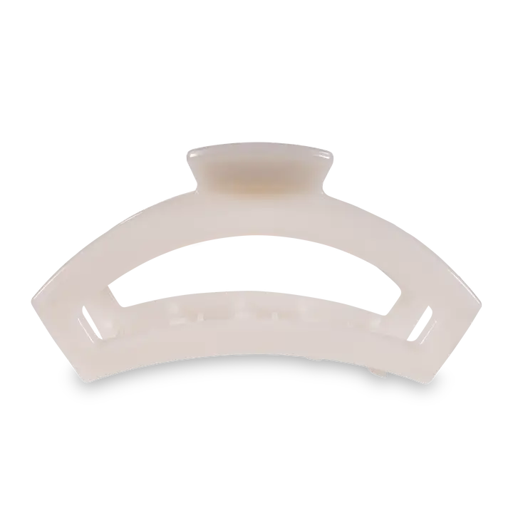 Open Coconut White Claw Hair Clip