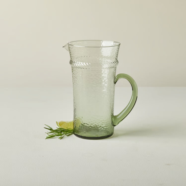 Olivia Green Beverage Pitcher