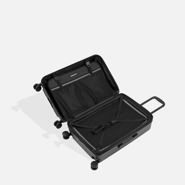 Meridian 26" Checked Luggage - Black