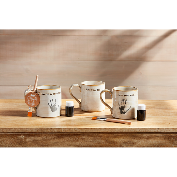 Mom Handprint Mug