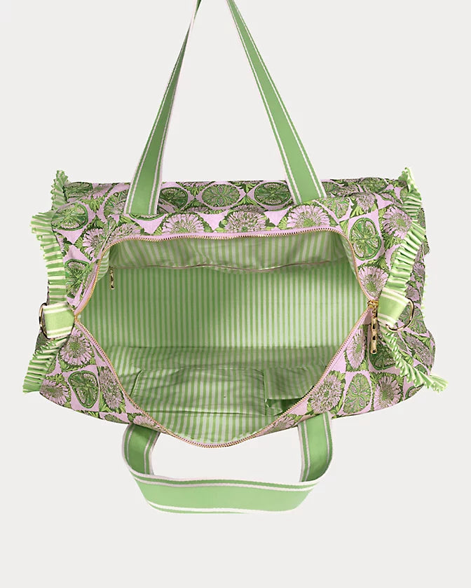 Duffle Tote - Tropical Tiles