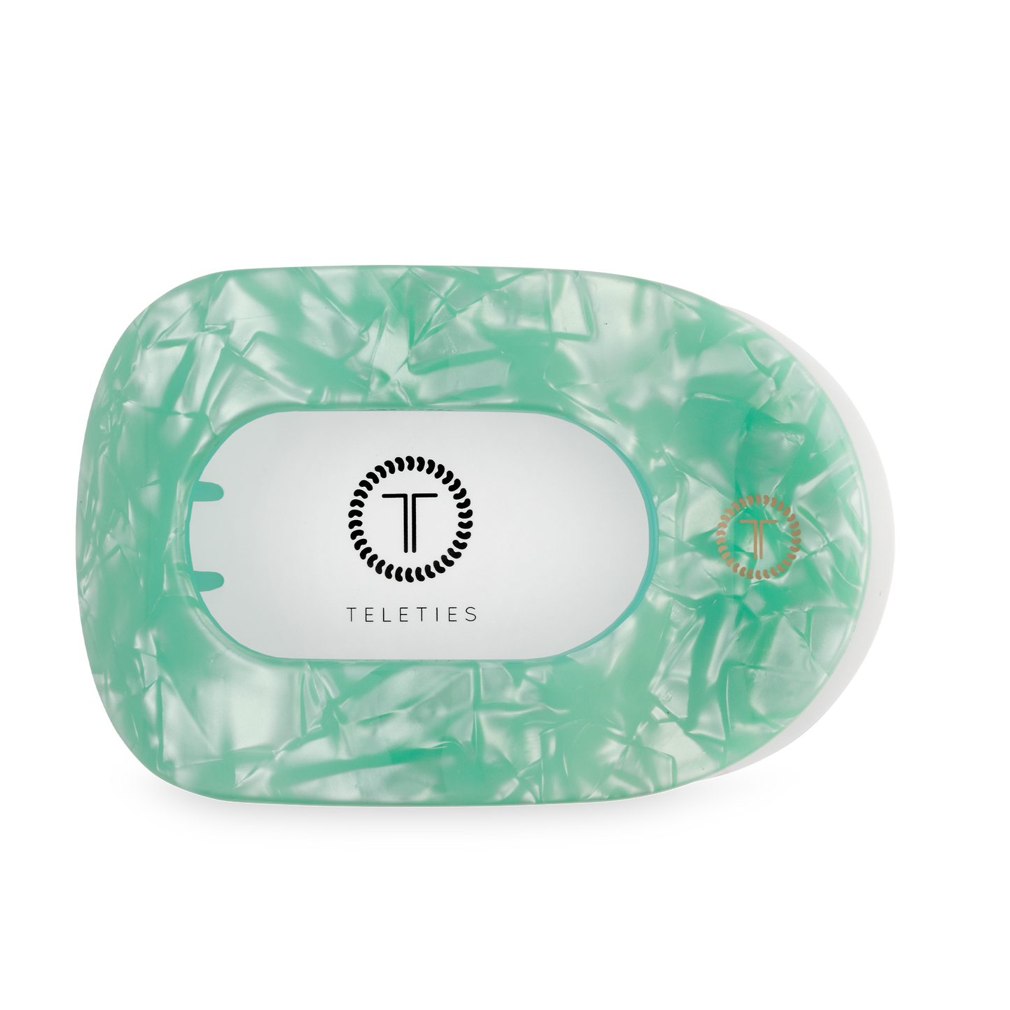 Flat Round Hair Clip | Large | Spring Splash