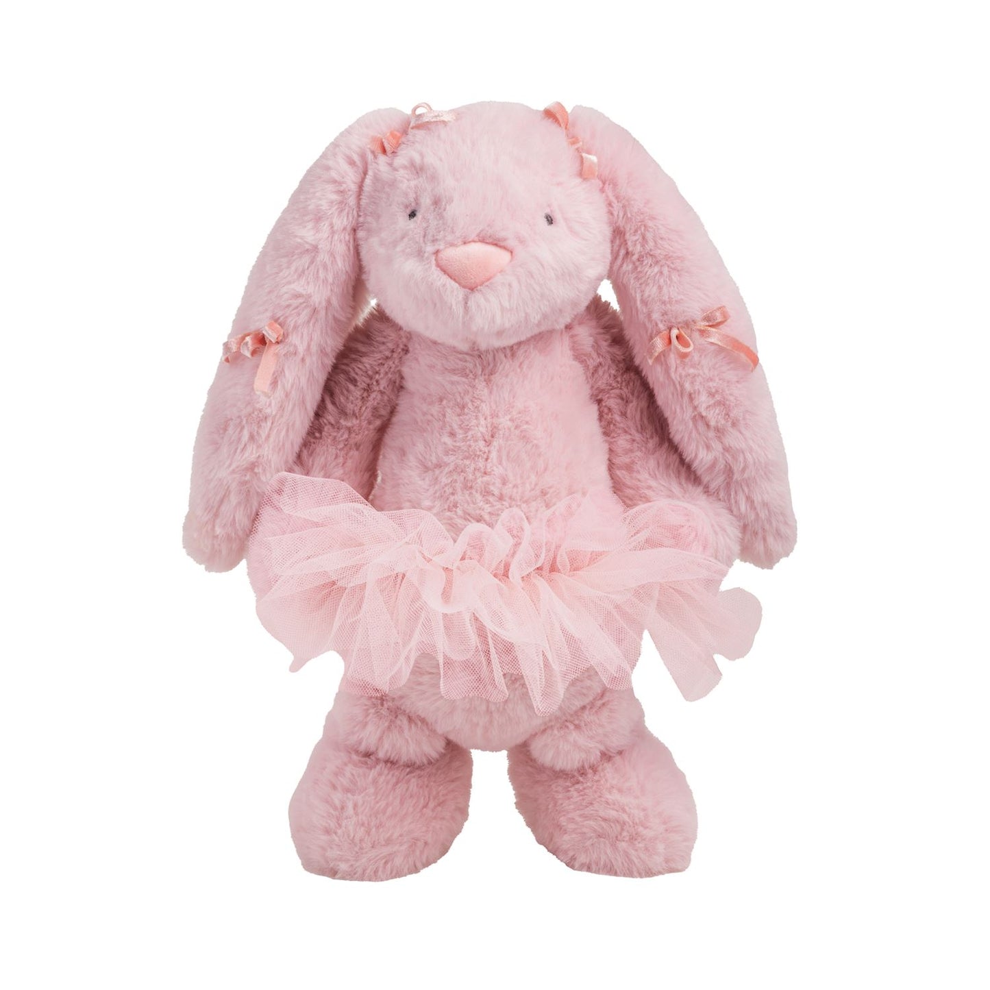 Pink Bow Bunny Plush