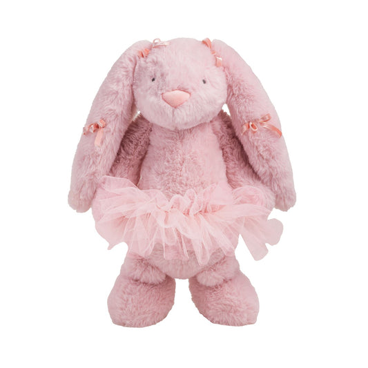 Pink Bow Bunny Plush