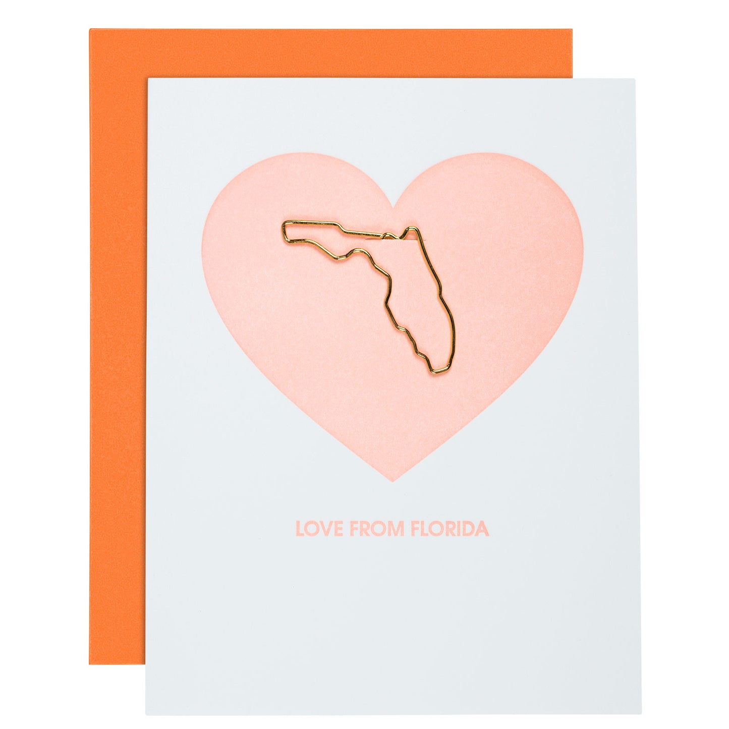 Love from Florida - Florida Paper Clip Card