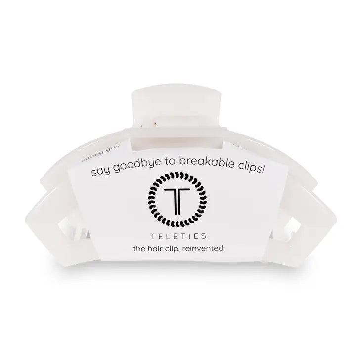 Open Coconut White Claw Hair Clip
