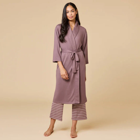 Dream 42" Shawl Robe- Driftwood