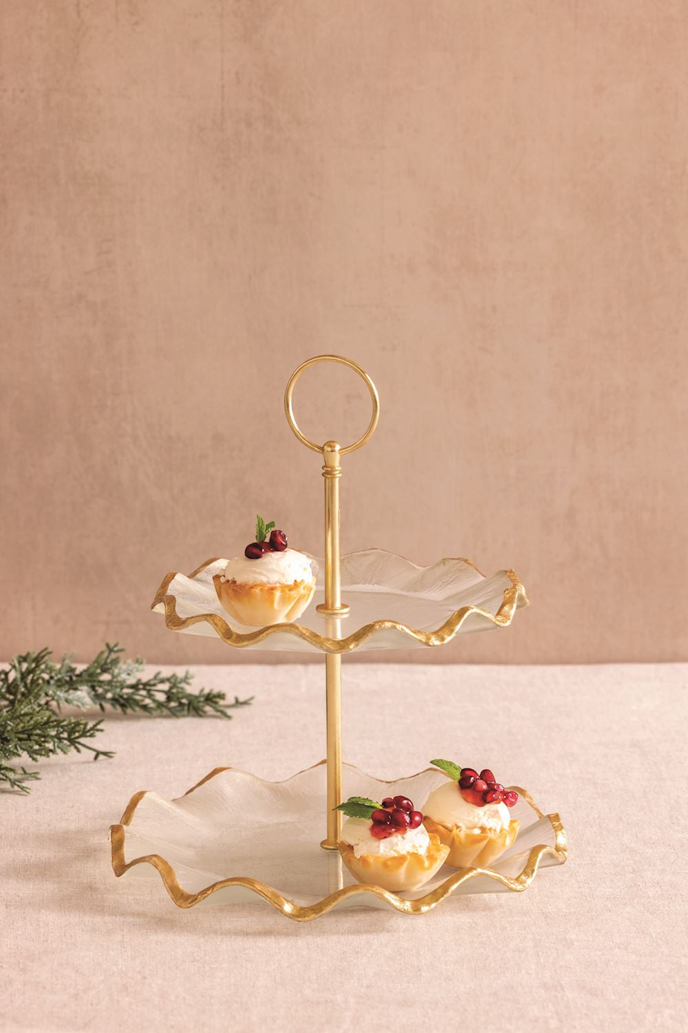 Gold Edged Tiered Server