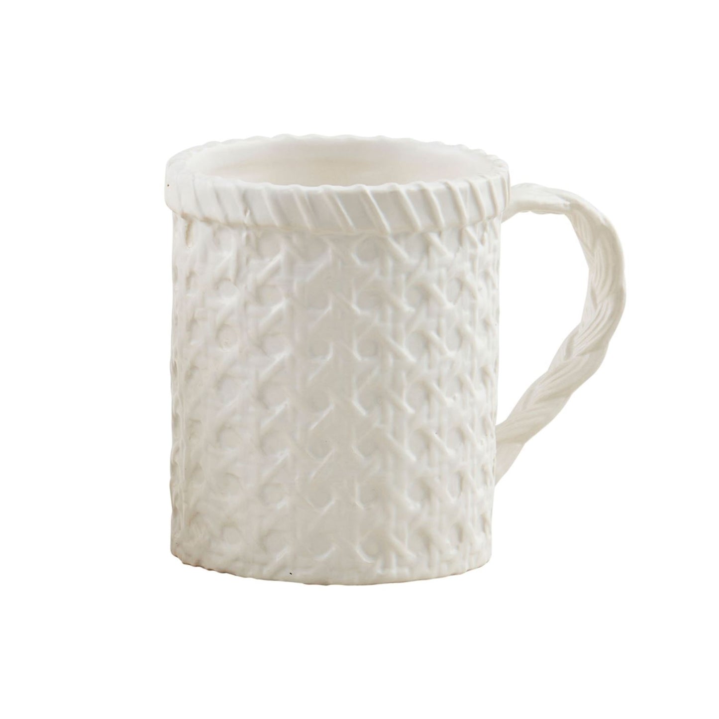 Woven Stoneware Mugs