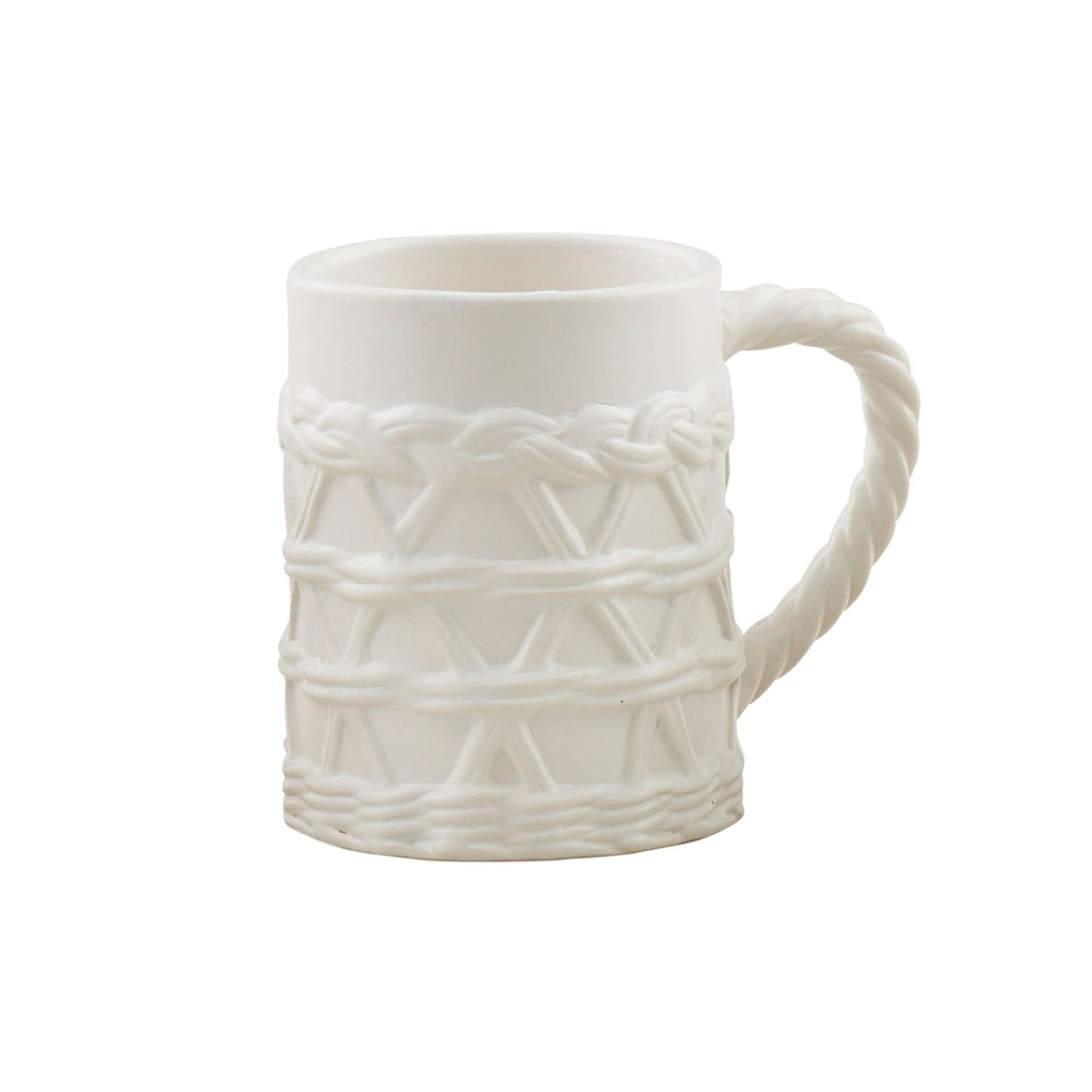 Woven Stoneware Mugs