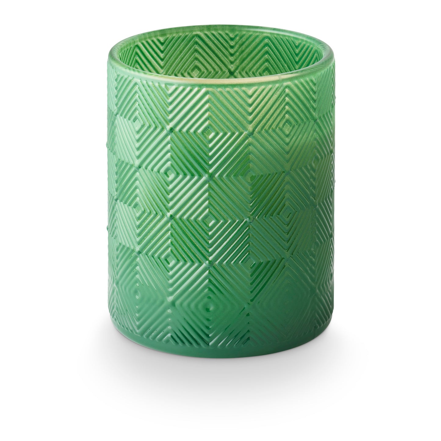 Blood Orange Dahlia Pearl Glass Candle