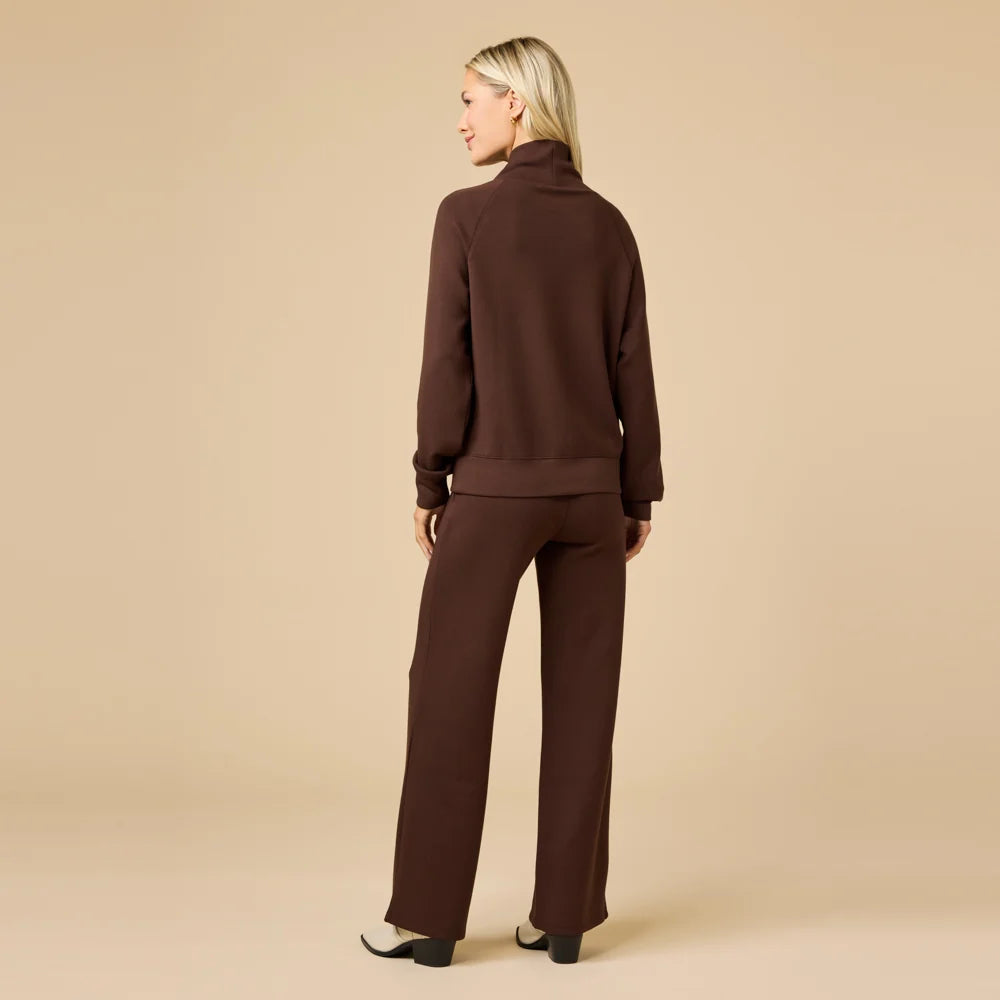 Dream Cowl Neck Lounge Set- Espresso