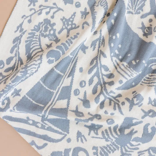 Nautical Summer Ocean Blanket
