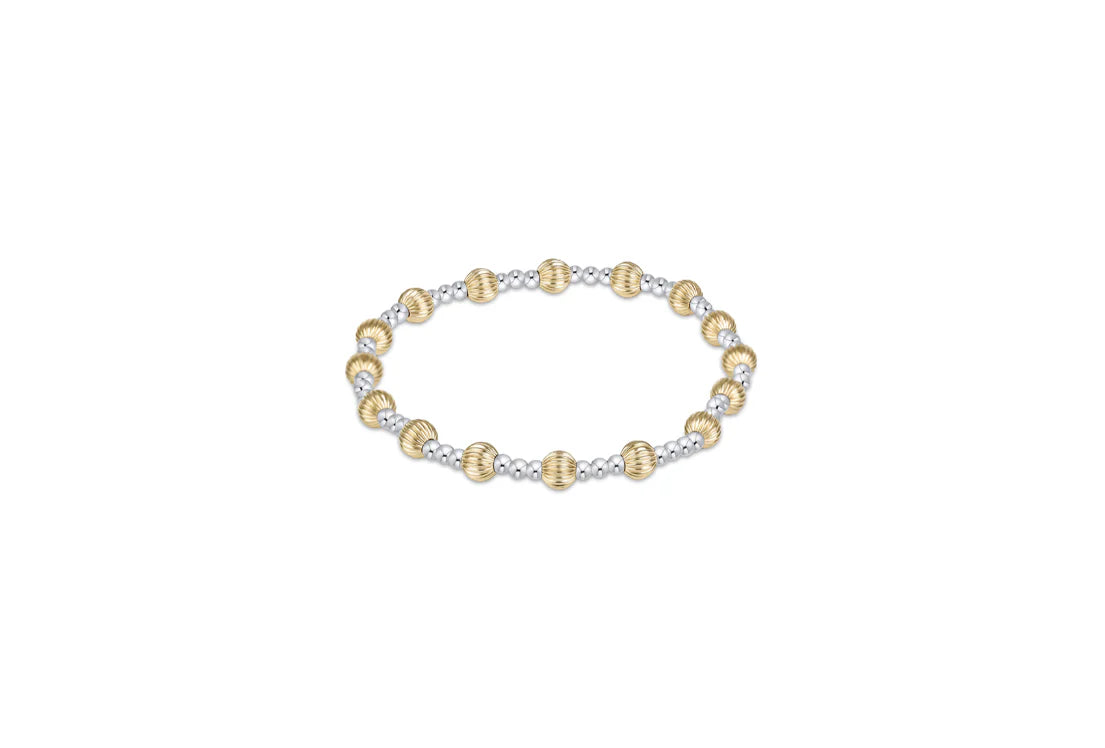 Dignity Sincerety Mixed Metal 6mm Bracelet