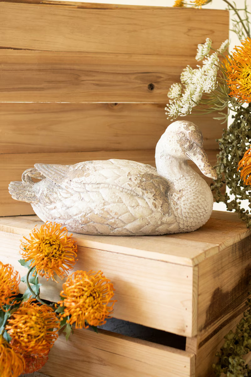 Faux Concrete Pintail Duck