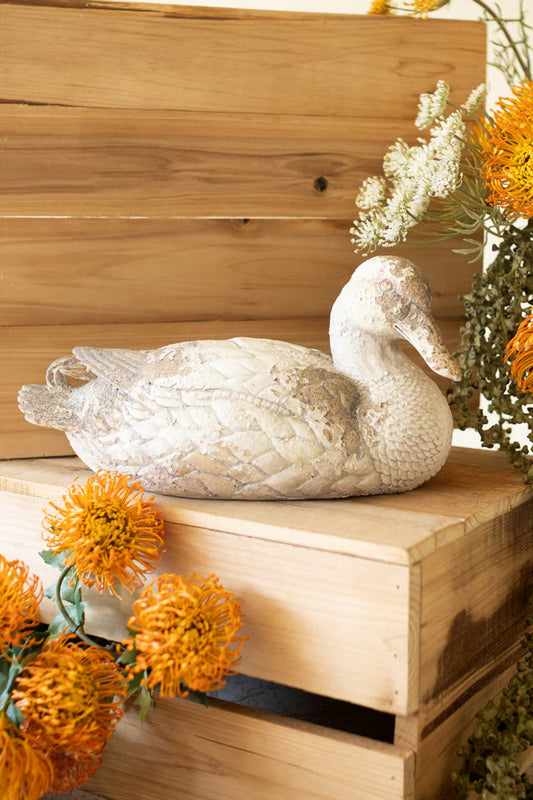 Faux Concrete Pintail Duck