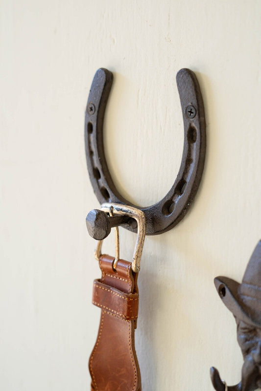Cast Iron Horseshoe Hook