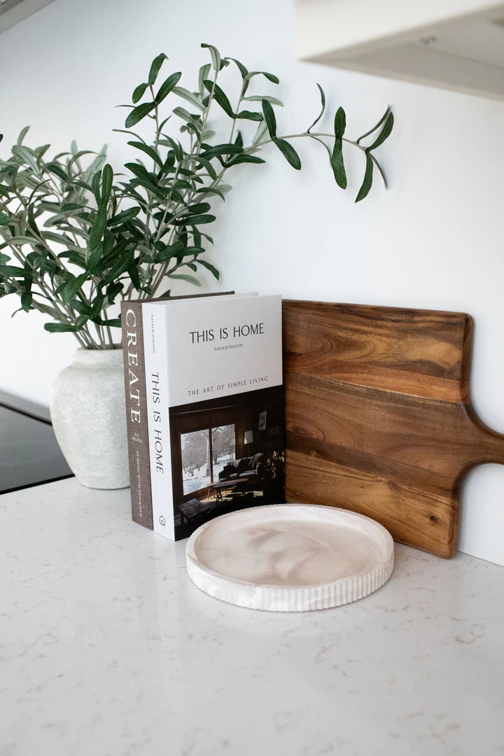 Fluted Round Tray