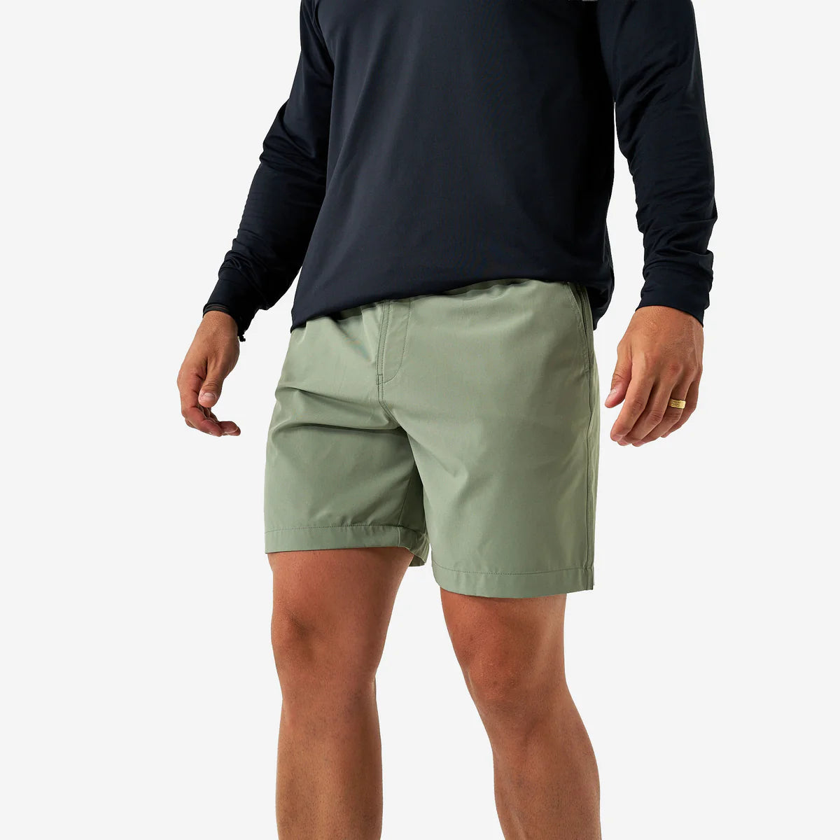 Light Sage Everyday Short - Brush Country Pocket