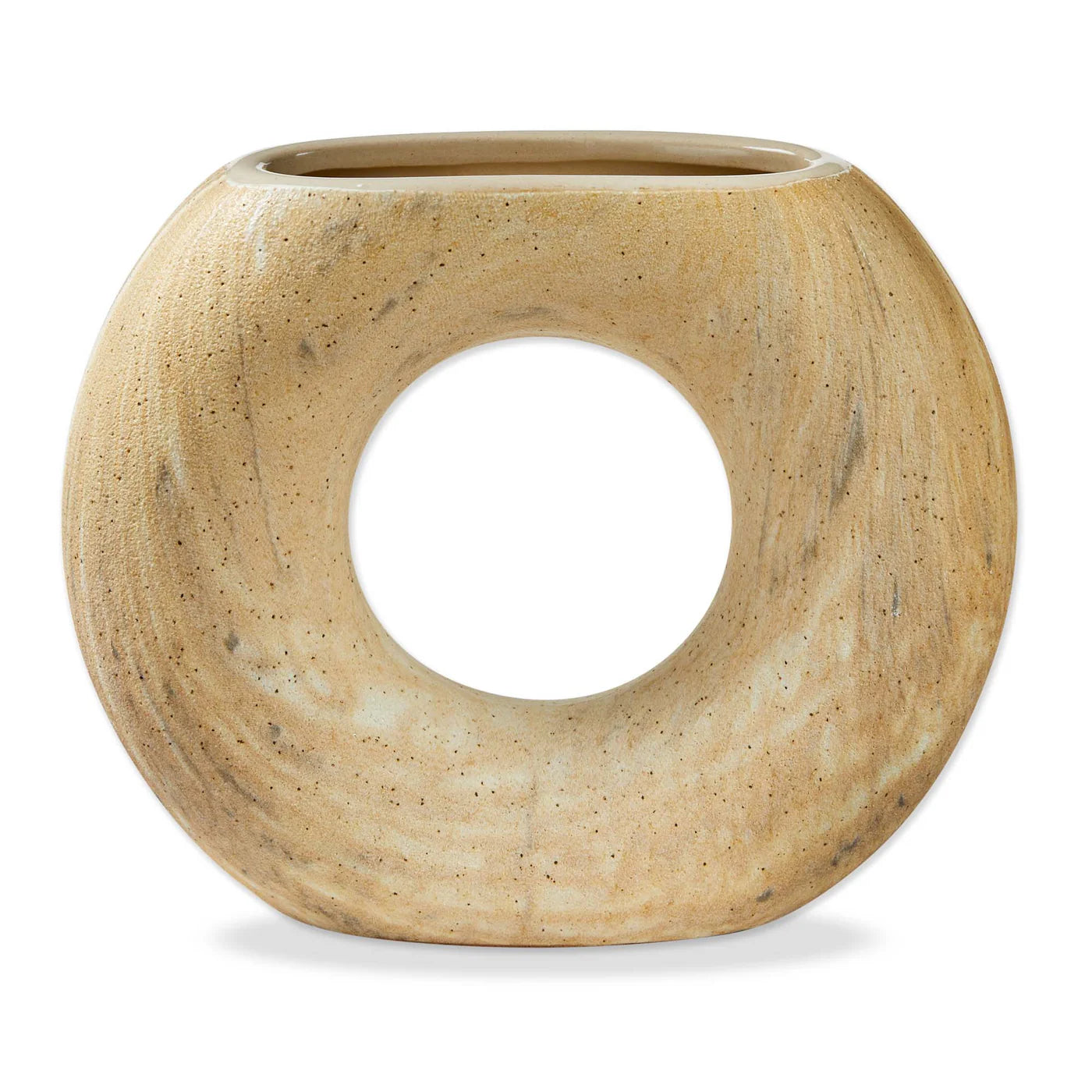 Marbleized Circle Vase
