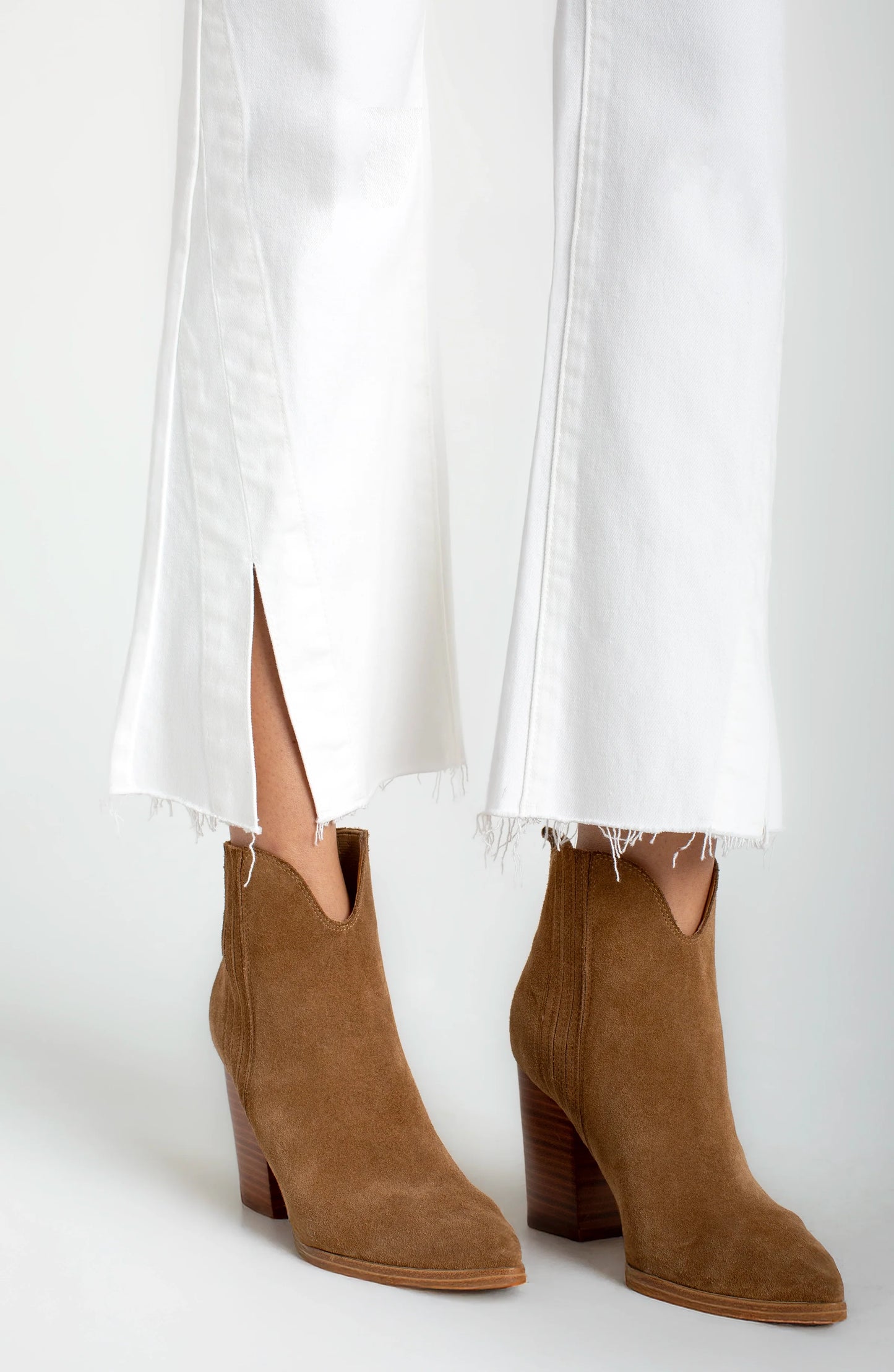 Hannah Crop Flare With Twisted Slit