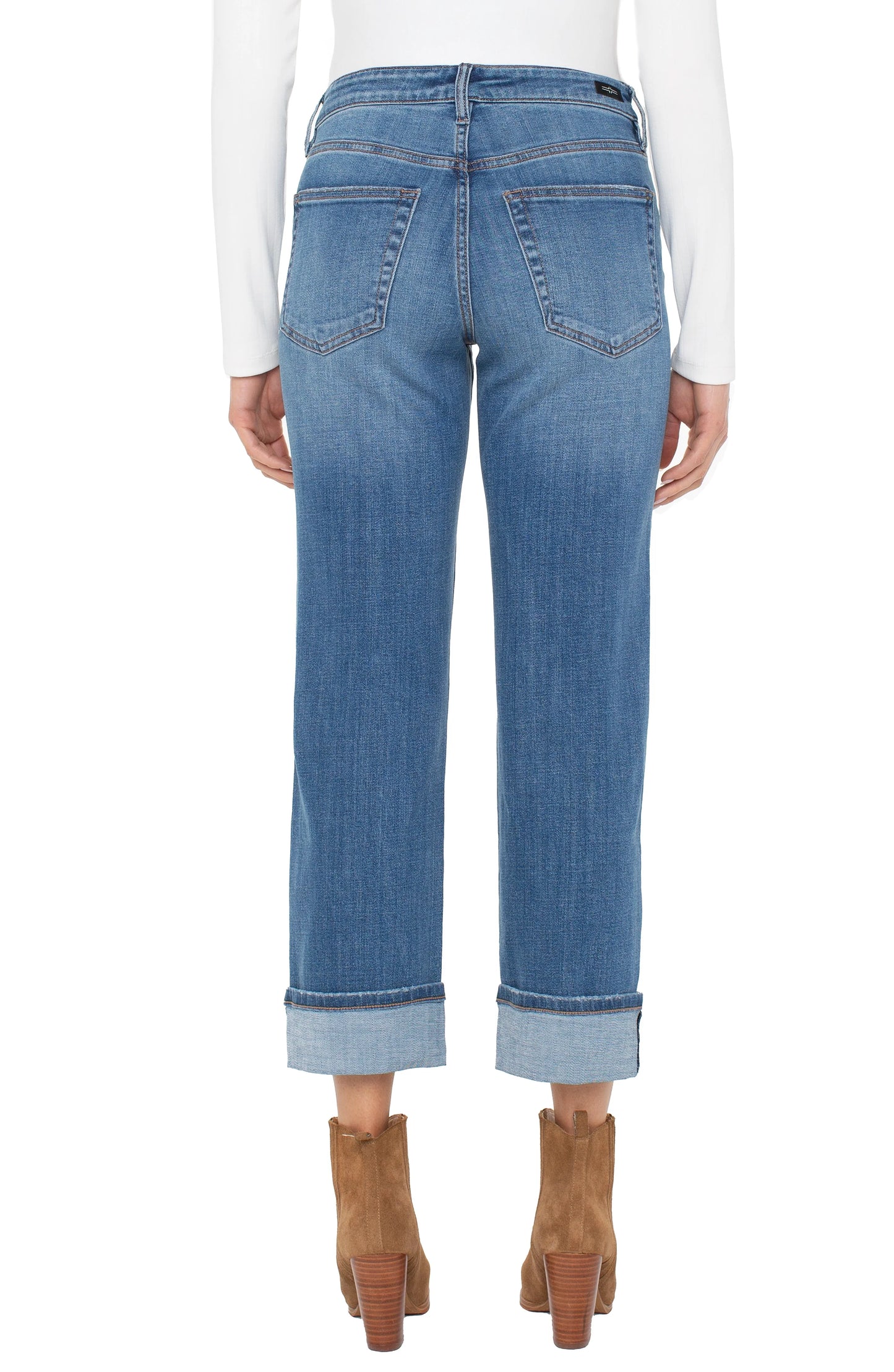 Marley Girlfriend Cuffed Jeans