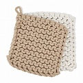 Taupe Crocheted Pot Holders