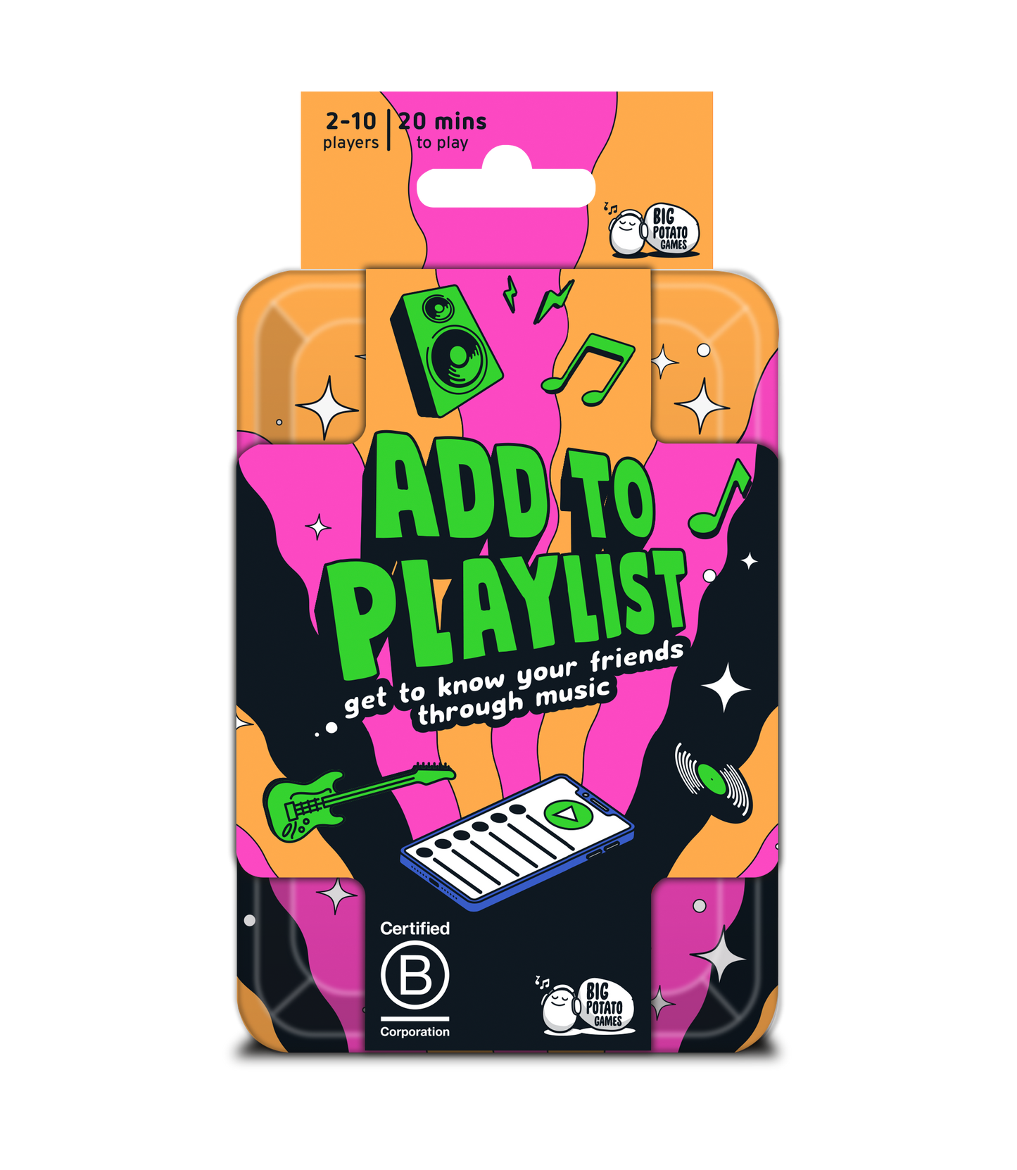 Big Potato USA Games - Add to Playlist Travel Tin