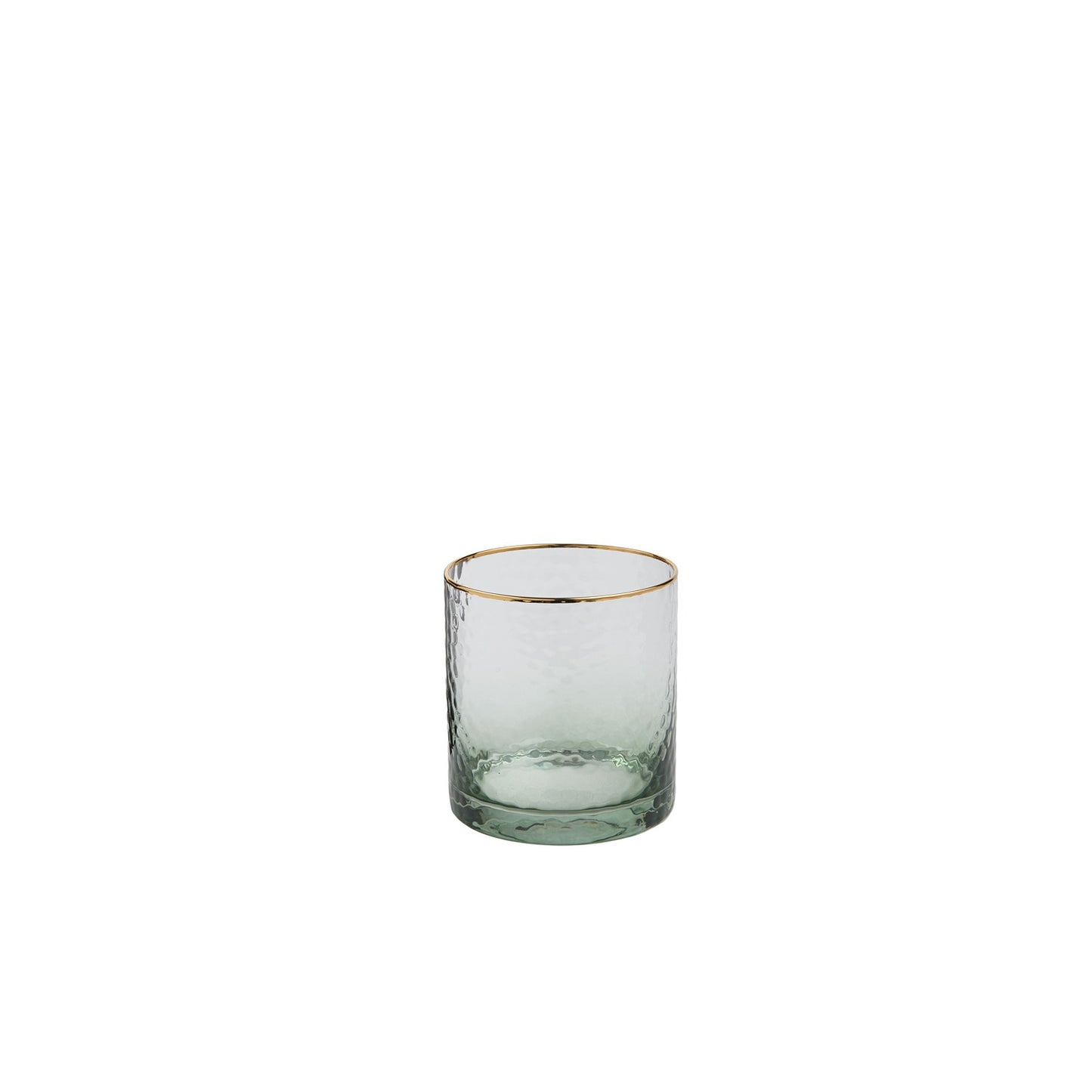 Giselle Green Rocks Bar Glass