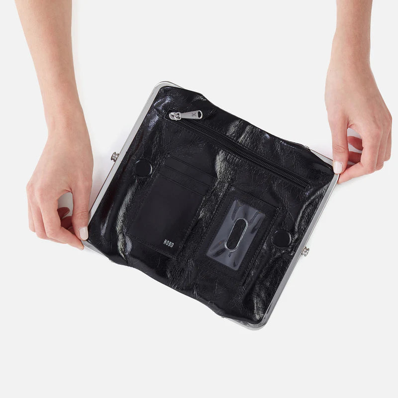 Lauren Clutch Wallet In Polished Leather