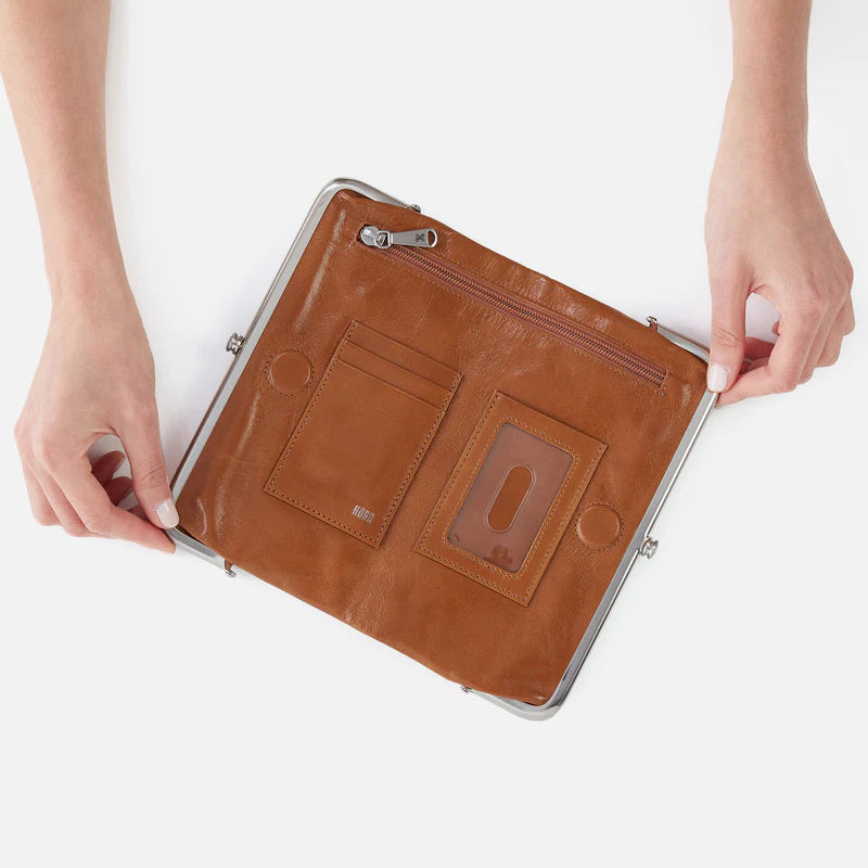 Lauren Clutch Wallet In Polished Leather