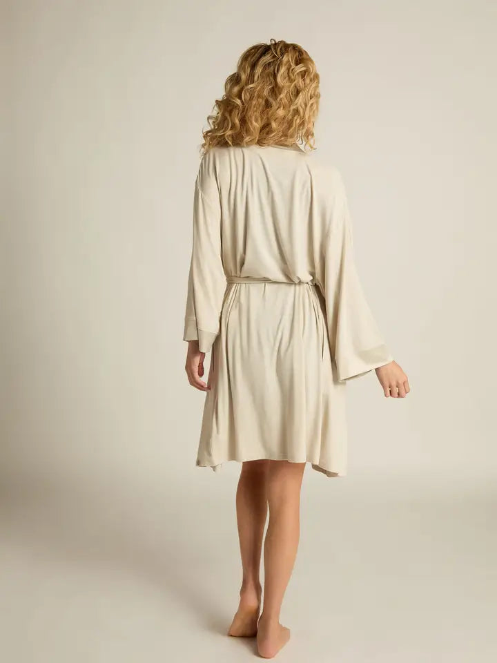 Oatmeal Kimono Robe