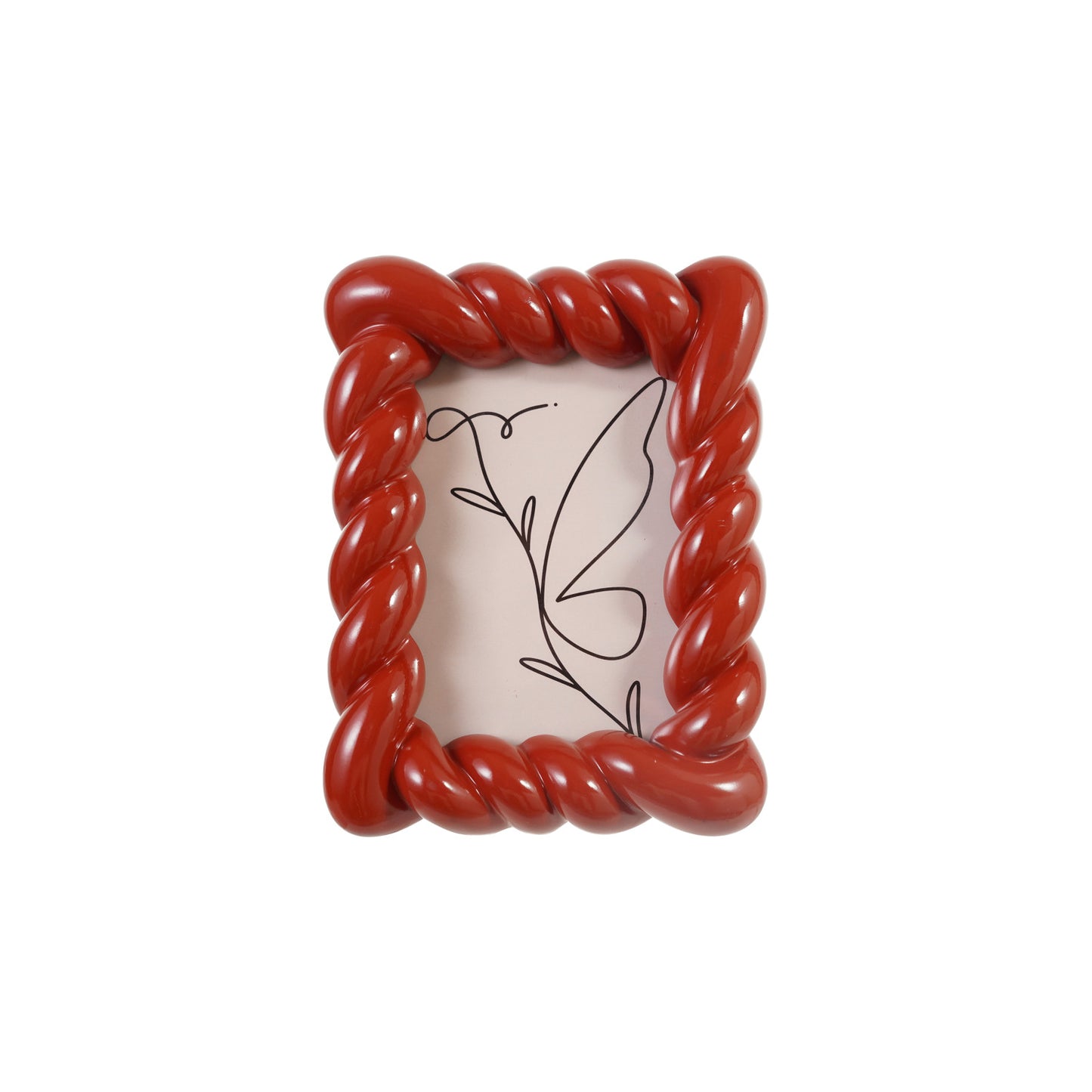 Resin Twisted Photo Frame (Holds 4" x 6" Photo)