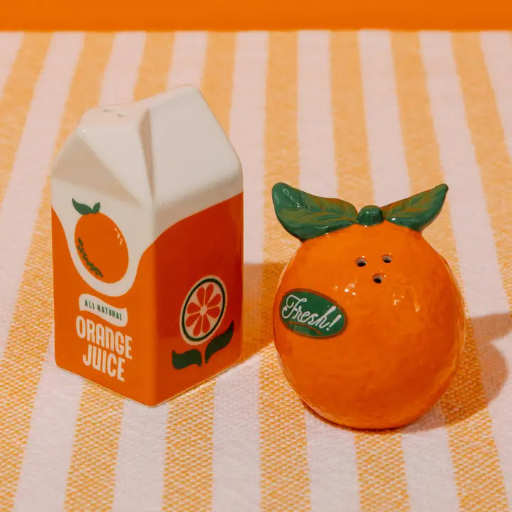Salt and Pepper Shakers - Oranges