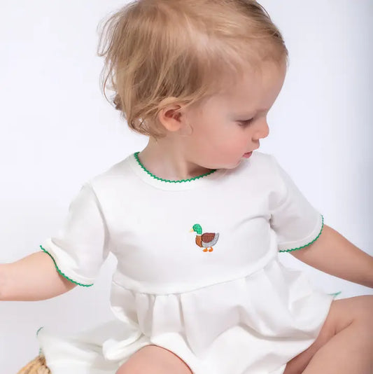 Pip Embroidered Bubble -Mallard Duck- 3-6 Months