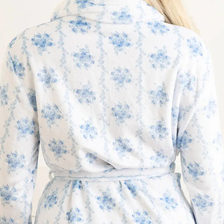 Luxe Robe - Blue Rose Vine