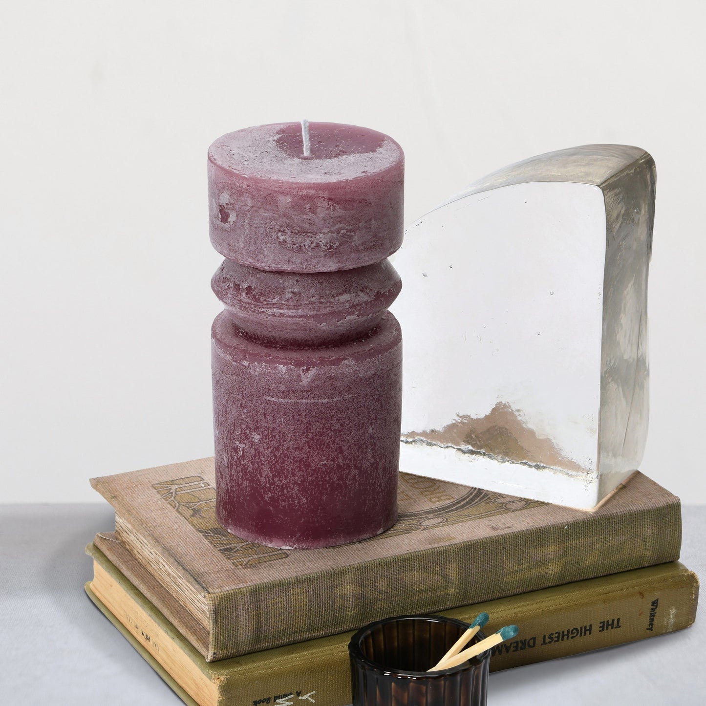 Unscented Totem Pillar Candle
