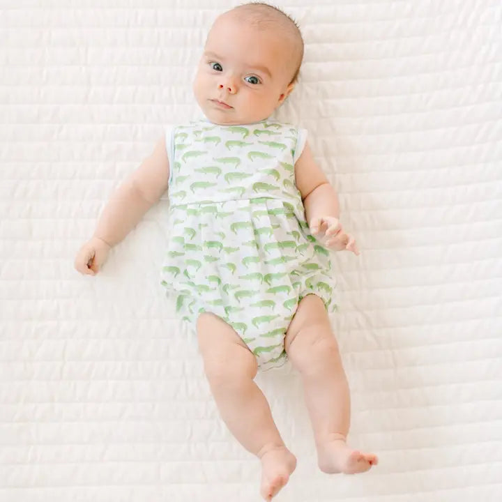 Bayou Baby Print Bubble - Light Blue