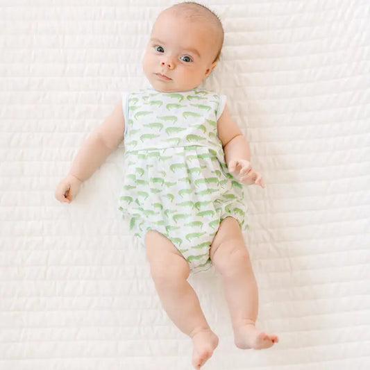 Bayou Baby Print Bubble - Light Blue
