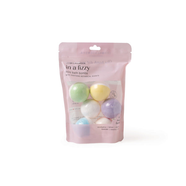 Lemon Lavender In a Fizzy Mini Bath Bombs