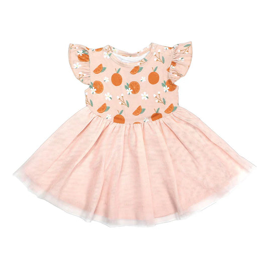 Freshly Squeezed Tulle Twirl Dress Orange